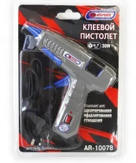 Пистолет для горячего клея(термопистолет), 7 мм, 30 Ватт купить на OZON ...