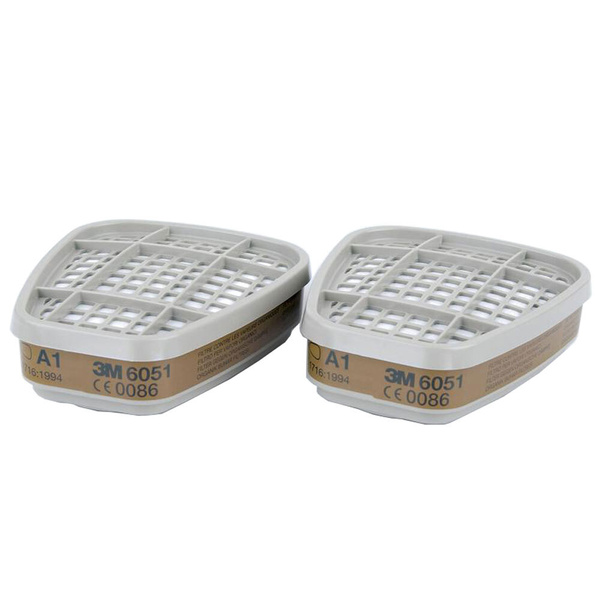 Фильтр для респиратора 3M 6051 класс защита А1 1 пара - купить с ...