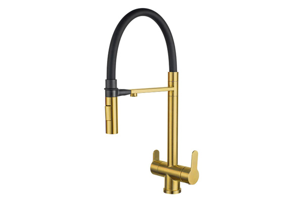 Смеситель ZorG InoX SZR-3030 BRONZE Нержавеющая сталь, Нержавеющая ...
