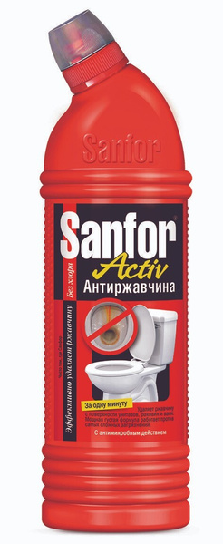 Гель Sanfor Аctive Антиржавчина 750 мл - купить с доставкой по выгодным ...
