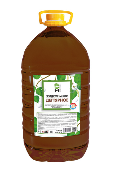Мыло жидкое косметическое ДЕГТЯРНОЕ 5 литров GREEN MAN ЖМ 5 - купить с ...