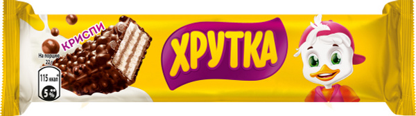 Шоколадный батончик Хрутка Криспи, с хрустящей вафлей, 22 г - купить с ...