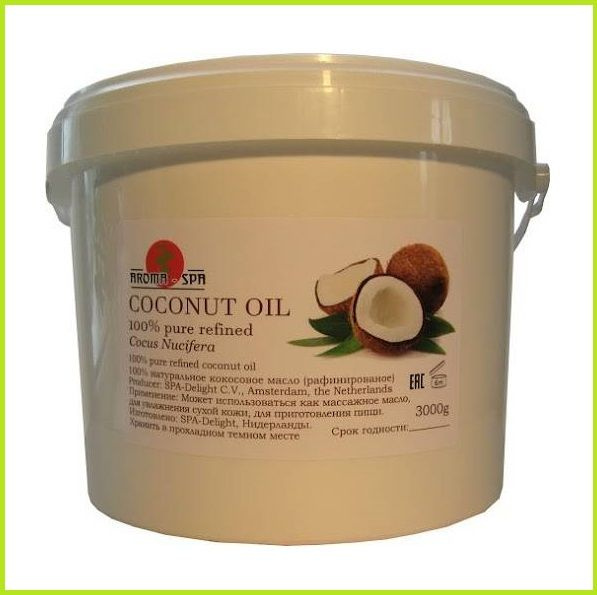 Aroma-SPA, Кокосовое масло рафинированное 3 кг, Арома-СПА. Без запаха ...