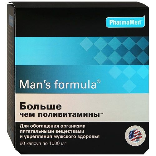 Мен-С Формула / Man's formula Больше чем поливитамины №60 капсулы ...