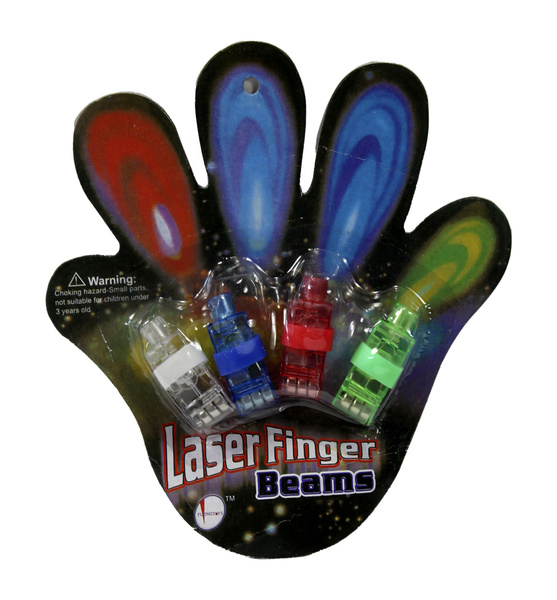 Насадки на пальцы светящиеся светодиодные 4 шт. / Насадки laser finger ...