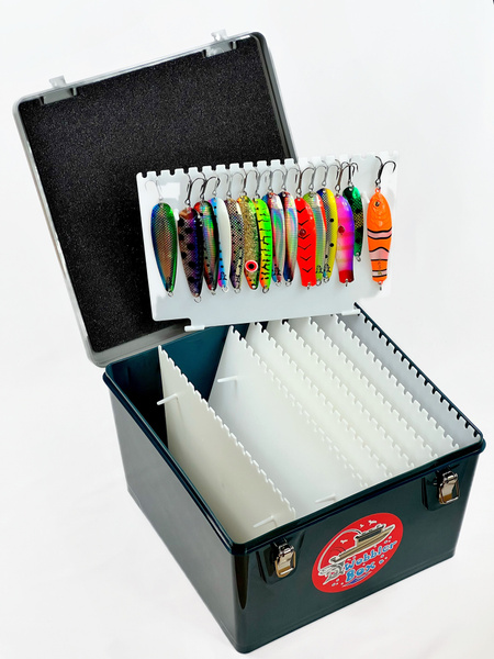 Рыболовный ящик со слайдерами для блесен и джеркбейтов, Wobbler Box ...