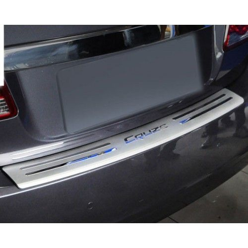 Накладка на бампер Шевроле Круз седан Chevrolet-Cruze седан v1 купить ...
