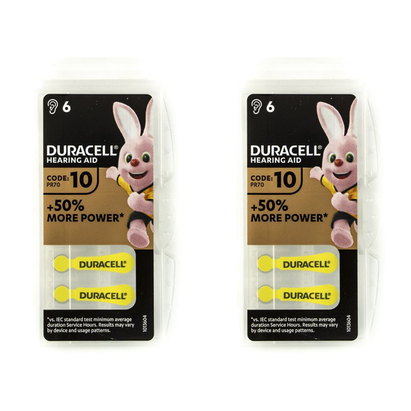 Duracell Батарейка PR70 (ZA10, V10, DA230), Воздушно-цинковый тип, 1,45 ...