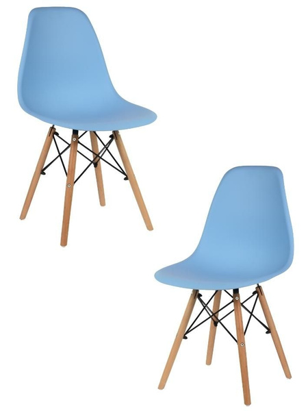 Стул eames голубой