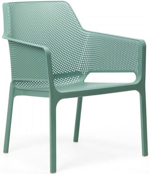 Пластиковое уличное дачное кресло Net Relax, цвет ментоловый, NARDI .