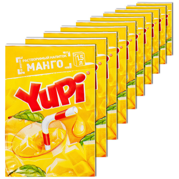 Растворимый напиток YUPI (Юпи) Манго, 10 шт. - купить с доставкой по ...