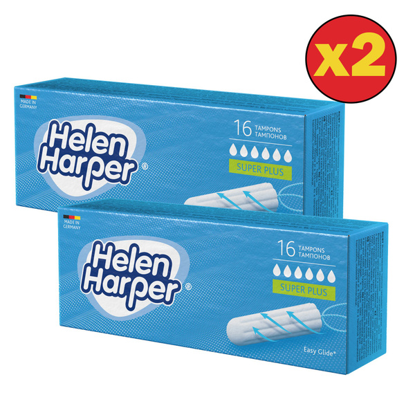 HELEN HARPER Тампоны безаппликаторные Super Plus 16шт Х 2 - купить с ...