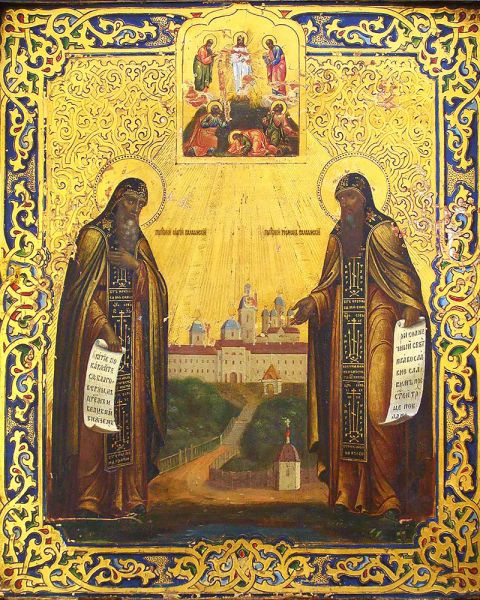 Икона Сергий (Сергей) и ГЕРМАН Валаамские, Преподобные - купить по ...