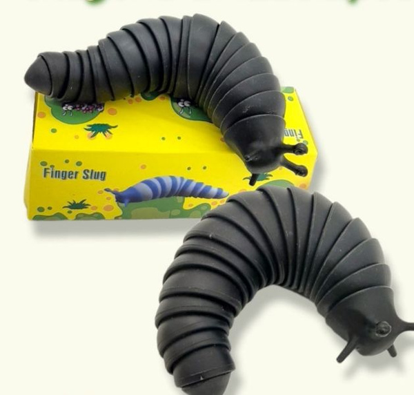 Улитка 19 см Гусеница антистресс, Слизень, Улитка. Игрушка антистресс ...