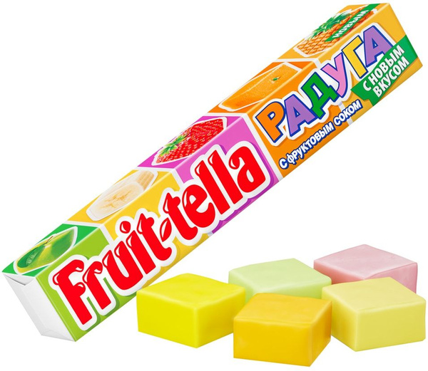 Жевательные конфеты Fruittella с фруктовым соком 41г х2 - купить с ...