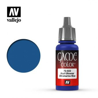 Vallejo Game Color 72022 Ultramarine Blue (17ml