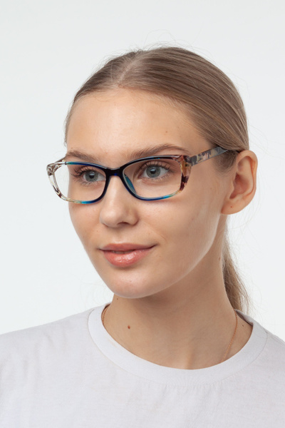 Готовые очки для зрения 6637 с диоптриями +3.75 корригирующие женские ...