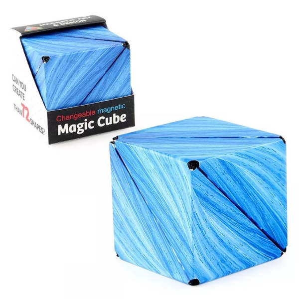 Магнитный 3D волшебный куб-головоломка Magic cube подарок для детей и ...