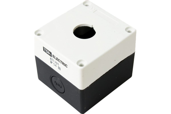 Корпус TDM КП101 для кнопок, 1место, белый SQ0705-0001 - 1 шт - купить ...