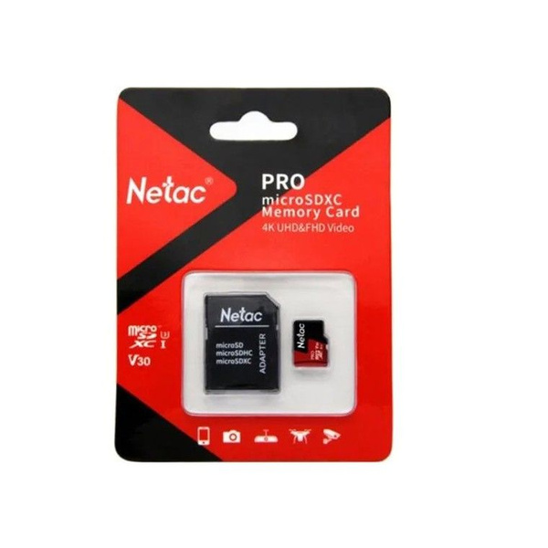 Карта памяти Netac MicroSD card P500 Extreme Pro 32GB, retail version w ...