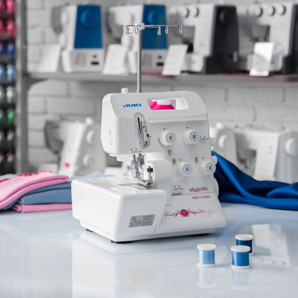 Оверлок Juki MO-55e идеально для дома / 2-3-4 ниточный / шьет все ткани ...