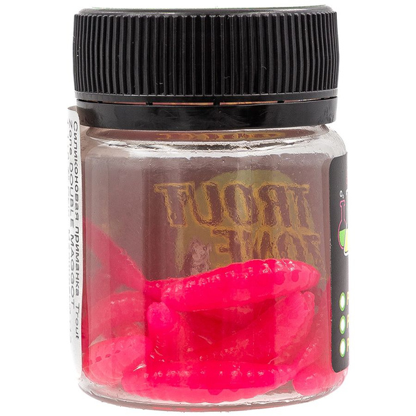 Силиконовая приманка на форель Trout Zone DOUBLE MAGGOT 1.1+0.7" Сыр ...