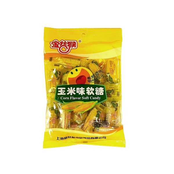 Golden Monkey Corn Flavor Soft Candy Конфеты кукурузные (мармеладные ...