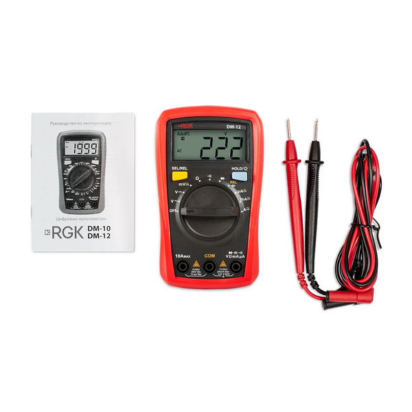 Цифровой мультиметр RGK DM-12 купить по выгодной цене с доставкой по ...