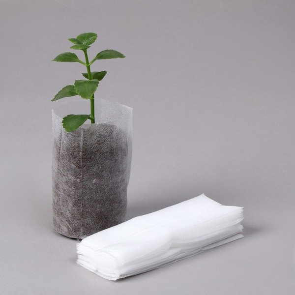 Пакет для рассады, 540 мл, 8,9 х 14,5 см, спанбонд 25 г/м2, 50 шт ...