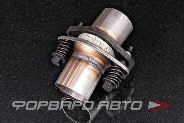 Соединение глушителя демпферное d55, в сборе (фланец с трубой 2 шт ...