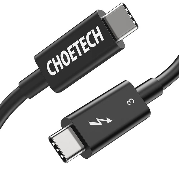 Кабель Thunderbolt 3 Choetech A3009, USB-C, Thunderbolt 3 (0.8m/2.6ft ...