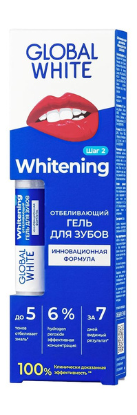Отбеливающий гель для зубов в карандаше / Global White Teeth Whitening ...
