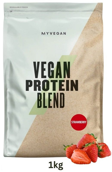 Vegan Protein Blend 1 kg Strawberry MyProtein / Растительный Веганский ...