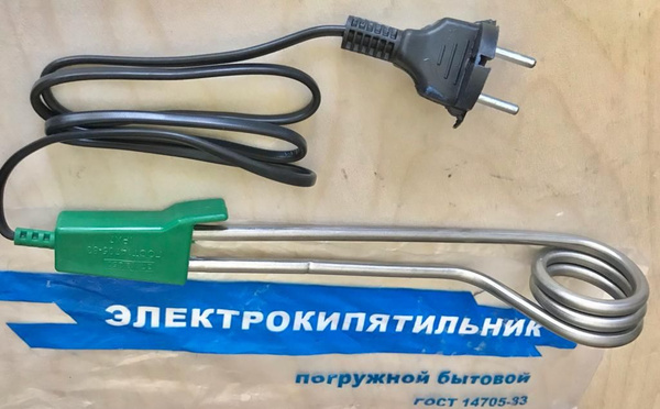 Кипятильник электрический погружной 1кВт , 220V ГОСТ - купить с ...