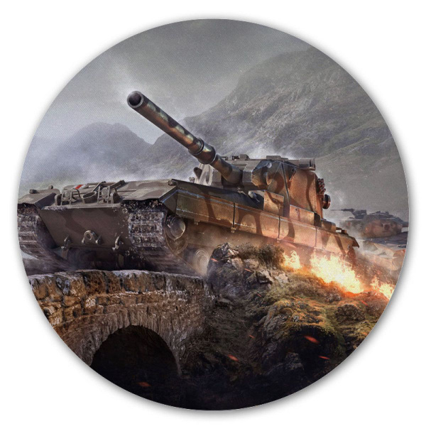Коврик для мышки круглый World of Tanks - купить с доставкой по ...