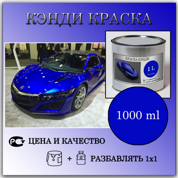 Кенди краска синяя Hyundai ix35