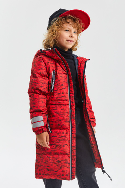 Пальто Premont, Демисезон, размер 116, цвет красный, Мембранные ...