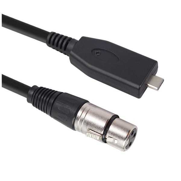 Кабель USB C гнездо XLR кабель микрофона USB C 2 метра 6 6 футов ...