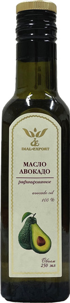 Растительное масло авокадо рафинированное 250 мл. Dial-Export купить на ...