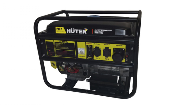 Генератор бензиновый HUTER DY9500L - купить по низкой цене в интернет ...