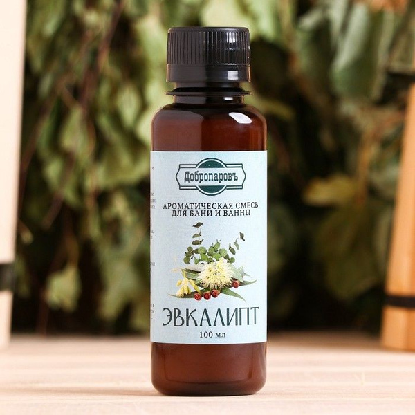 Натуральная ароматическая смесь для бани и ванны "Эвкалипт" Добропаровъ ...
