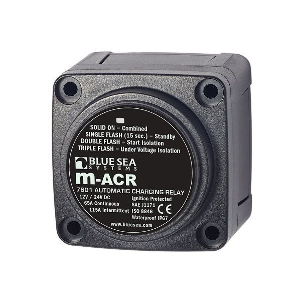 Реле развязки АКБ BlueSea m-ACR, 12/24В, 65A, IP67 купить на OZON по ...