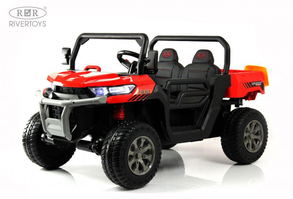 Детский двухместный электромобиль 4WD c пультом H005HH 24V подъемный ...