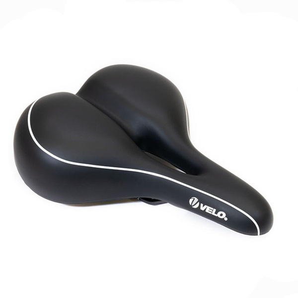 Седло велосипедное VELO COMFORT VL-6322BK, 270x213 мм вакуумное с ...