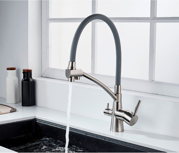 Смеситель Accoona для кухни с выходом для питьевой воды с гибким ...