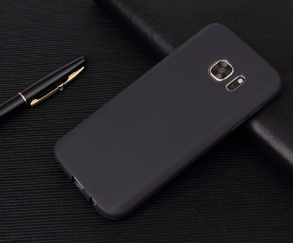 Силиконовый чехол для Samsung Galaxy S7 edge черный - купить с ...