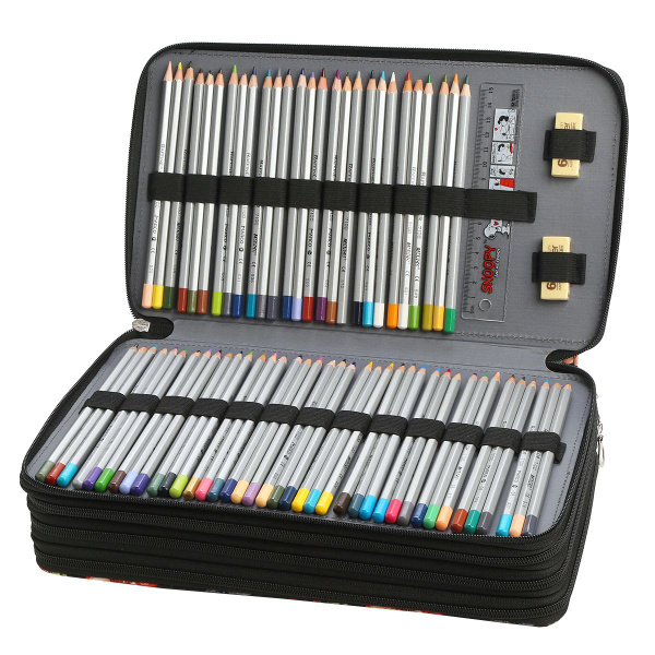 DIANNY Эстетический школьный пенал с 300 отделениями для девочек, сумка ...