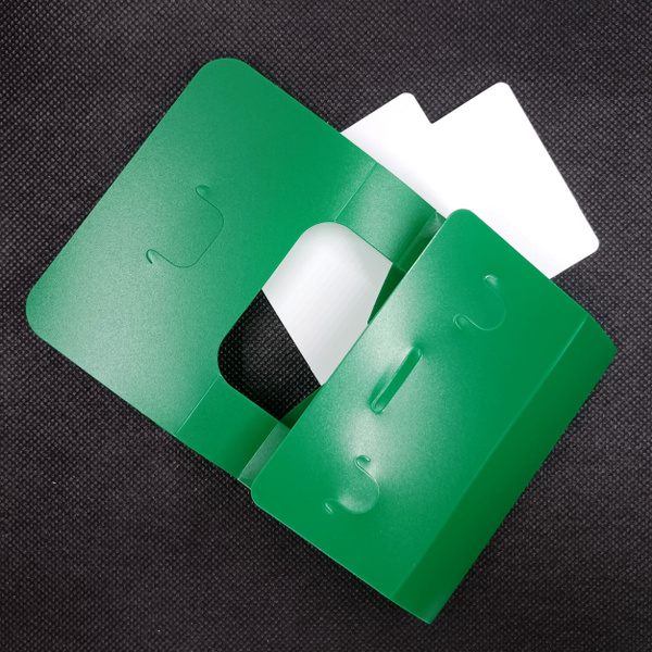 Коробочка для карт (картотека) UnicCardFile Standart 20 мм зеленая ...