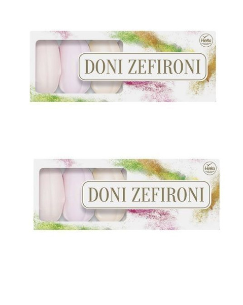 Нева кондитерская фабрика Зефир на сахаре "Doni Zefironi", 210 г, 2 шт ...
