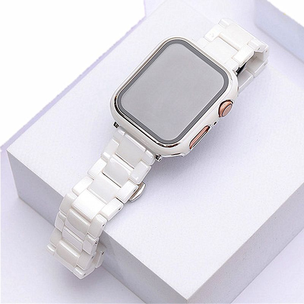 Чехол + керамический ремешок для Apple Watch Band Ultra 49mm SE Series ...